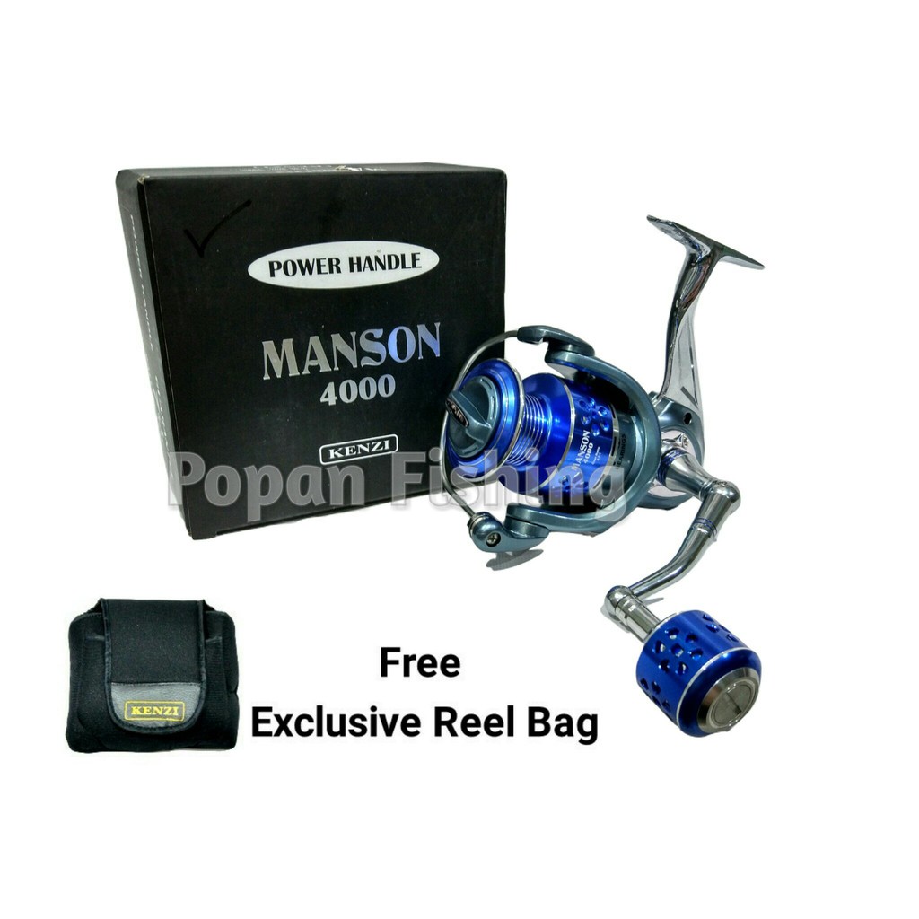 Alat Mancing Reel Kenzi Manson 4000 Power Handle