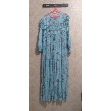 gamis ceruty baby blue