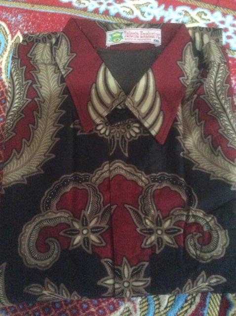 Kemeja Batik Prabu Bahan Katun Baturaden Reguler Fit A529