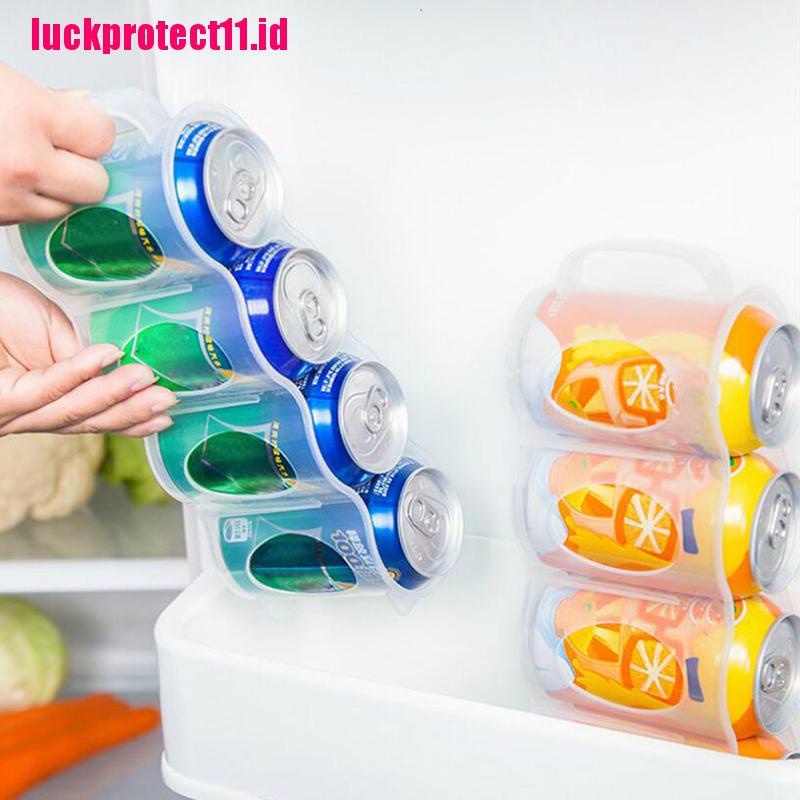 (LUCK11) Kotak Penyimpanan Botol Minum Transparan Untuk Kulkas