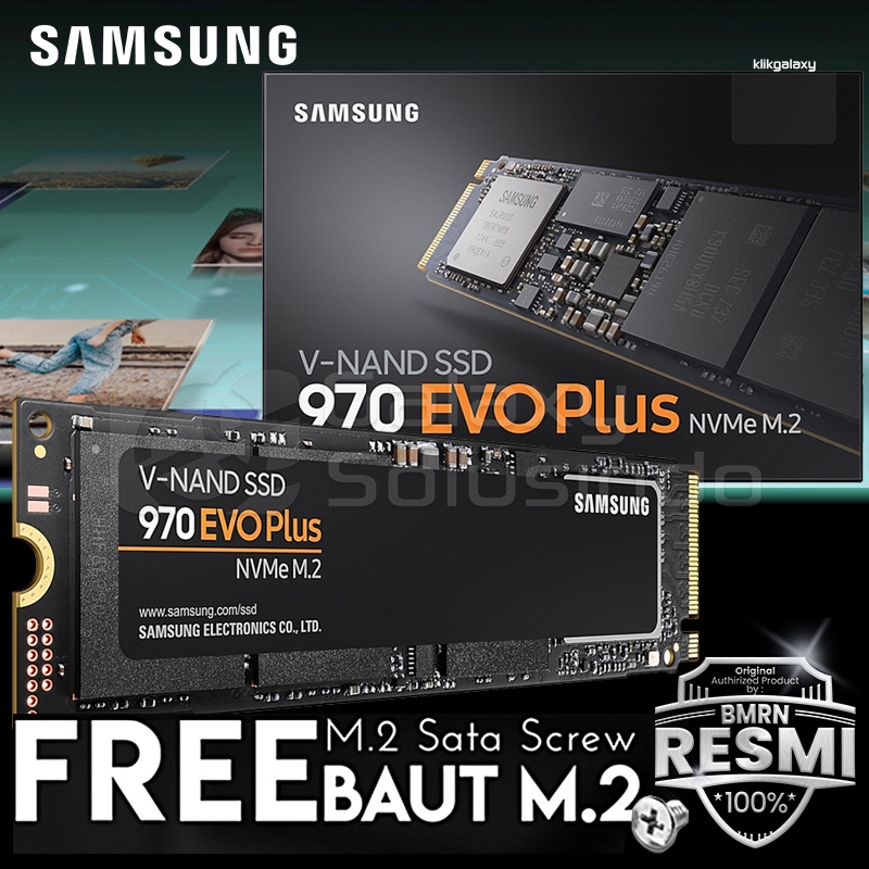 Samsung SSD 970 EVO PLUS NVMe M.2 250GB