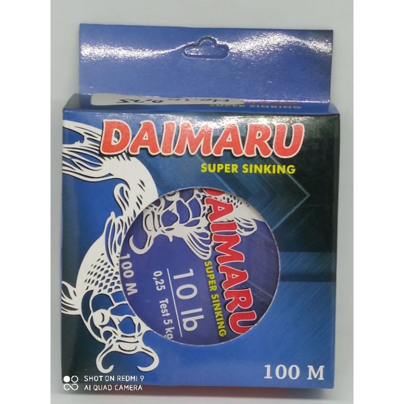 Tali Pancing Daimaru No.0,25 mm ( Panjang 100 m )