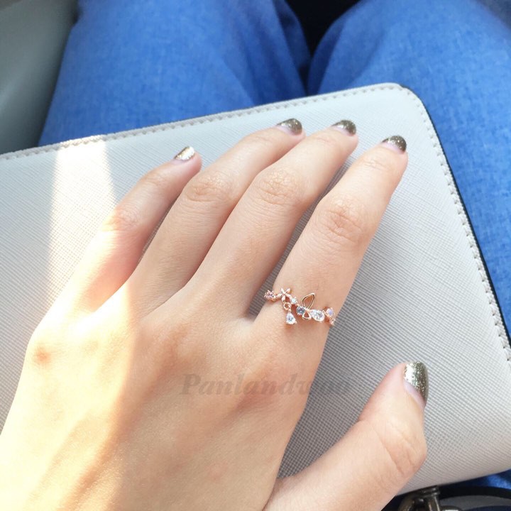 Panlandwoo - Cincin Wanita Korea Rhodium Julie-6