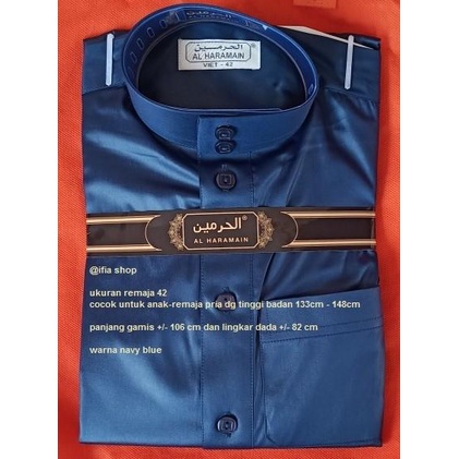 JUBAH GAMIS ARAB IMPOR AL HARAMAIN UKURAN 42 (ANAK-REMAJA)