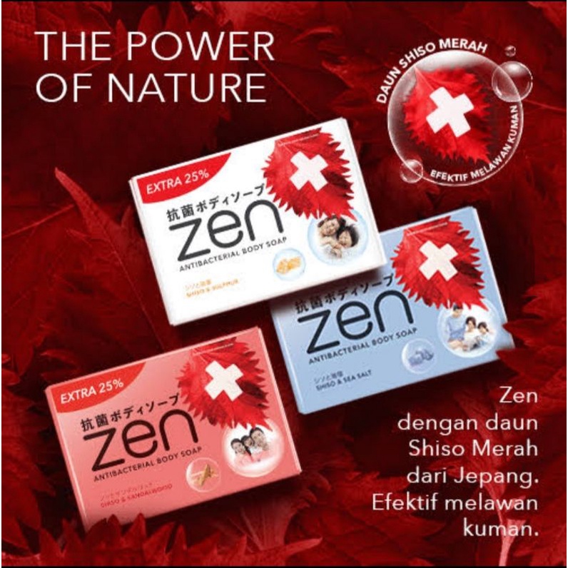 ✨ FSFF ✨ Zen Sabun Mandi Batang Anti Bacterial