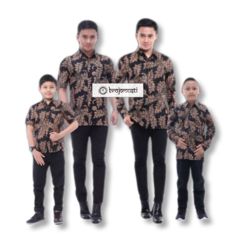 BAJU BATIK ANAK LAKI-LAKI LENGAN PANJANG - COUPLE BATIK AYAH DAN ANAK - COUPLE BATIK SERAGAM