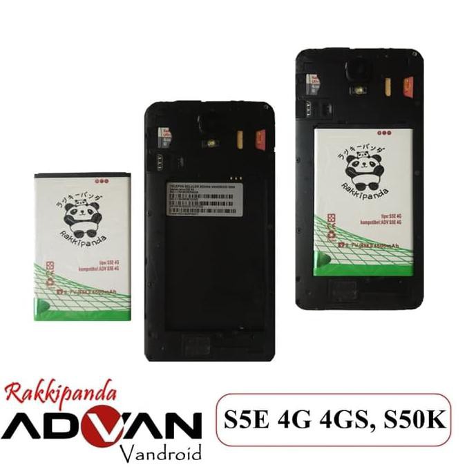 Baterai Advan S5E 4G 4Gs Lte S50K Double Ic Protection Berkualitas
