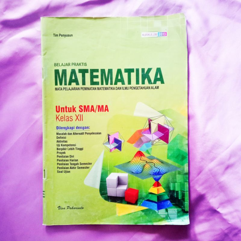 Preloved Buku Matematika Peminatan Kelas 12 K13 Viva Pakarindo