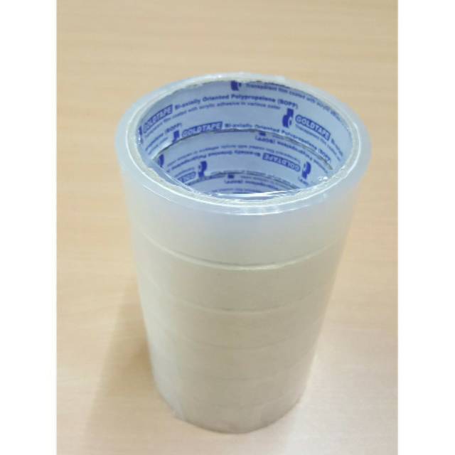 

Lakban / Isolasi / Solatif Bening 1 inch (24mm) Random Merek