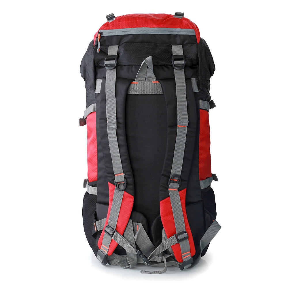 Justrue Lupus Tas Gunung 60 Liter Ransel Keril 60L Merah 122