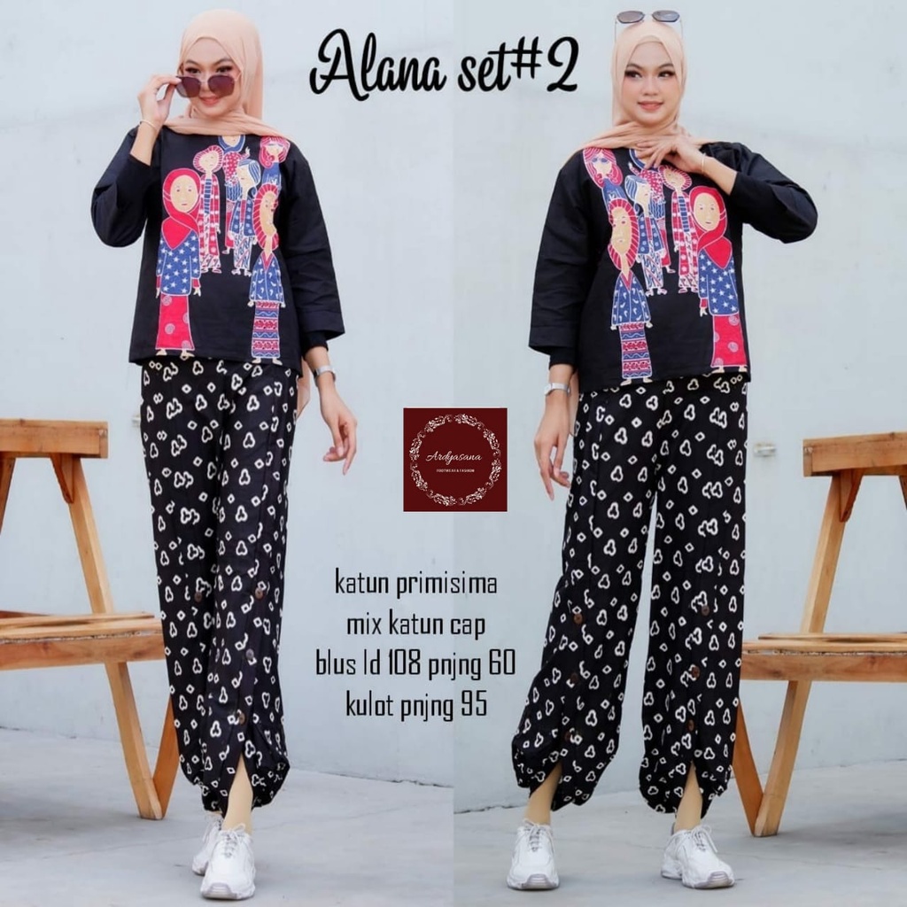 Alana set ori batik solo