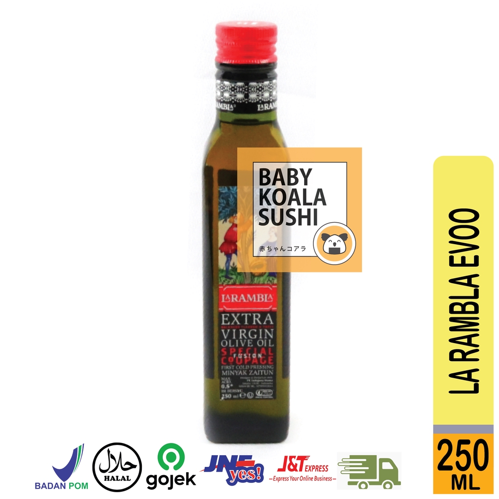 LA RAMBLA Extra Virgin Olive Oil Minyak Zaitun 250 ml Halal │ EVOO Import Spanyol