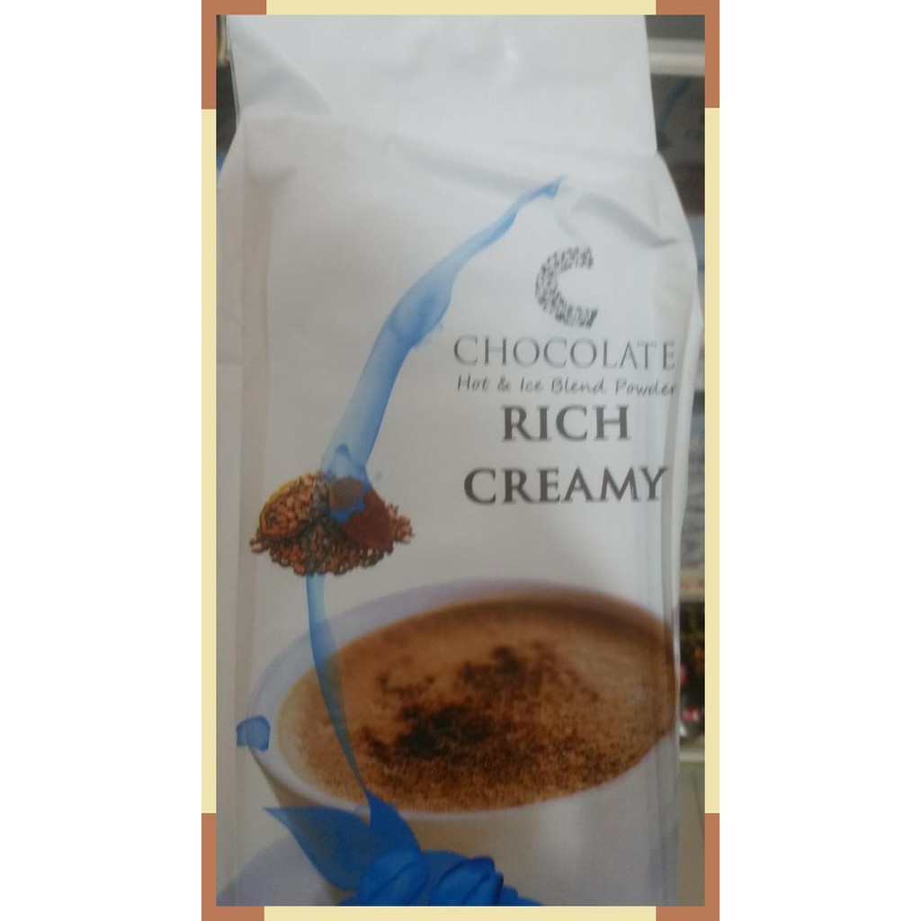 

c | Chocolate | rich creamy | hot & ice blend powder | 1 kg
