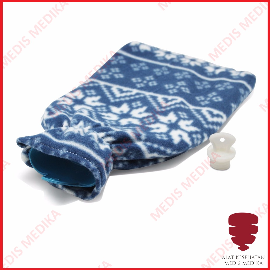 Hot Water Compress Cover Bottle Bantalan Terapi Air Hangat Bantal Kompres WWZ