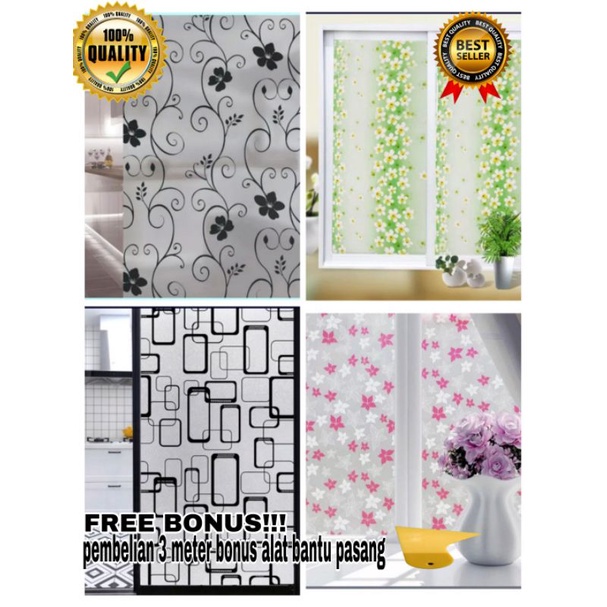 setiker kaca/setiker jendela/setiker kaca rumah/setiker motif/setiker