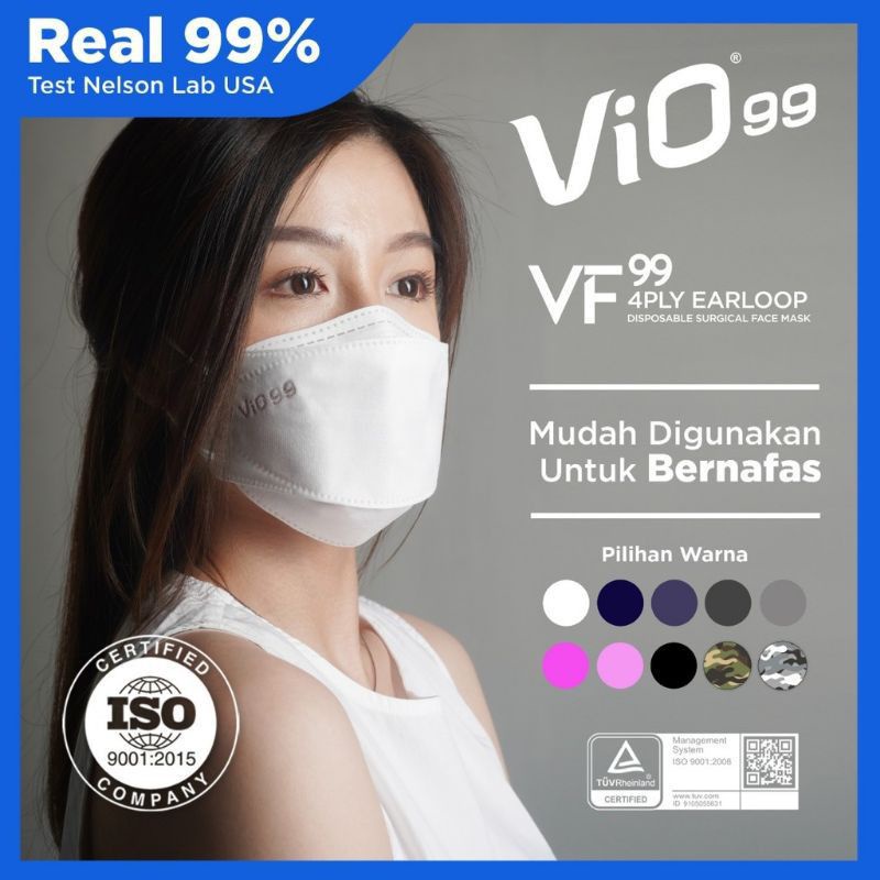 Masker Vio VF99 Earloop Isi 30 pcs