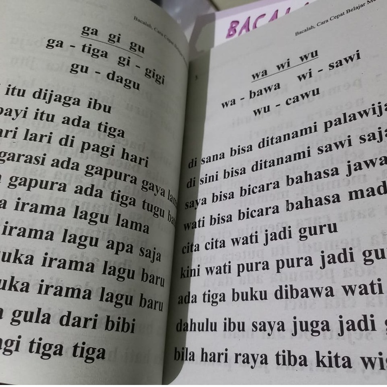 Buku Anak Belajar Membaca BACALAH