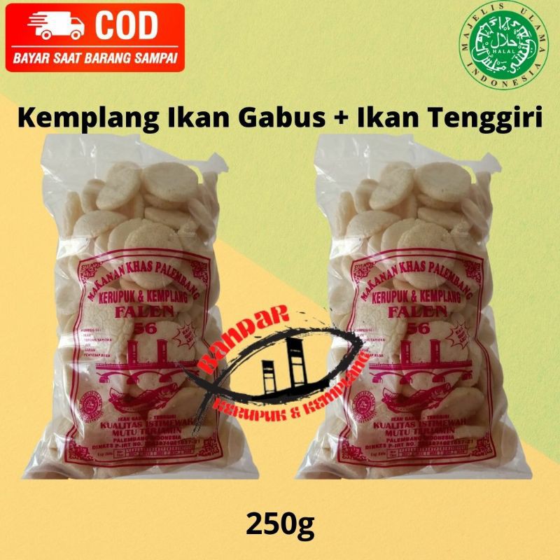 

Kemplang Ikan Gabus+Ikan Tenggiri HALAL Asli Palembang 250g