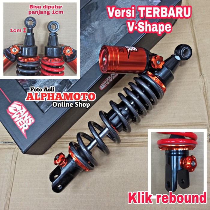 Shock answer 007 tabung miring mio vario scoopy beat 110 125