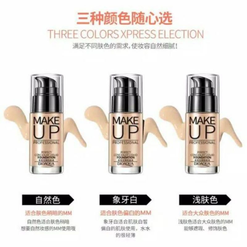 Medan Termurah Best seller Foundation Concealer Makeup Liquid Make up Professional