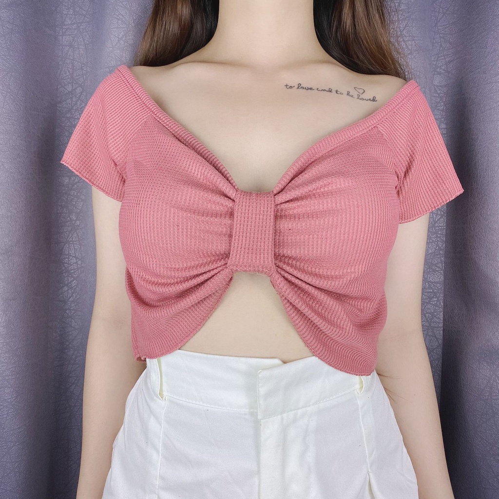 Croptop Ribbon Summer RIB / croptop pita