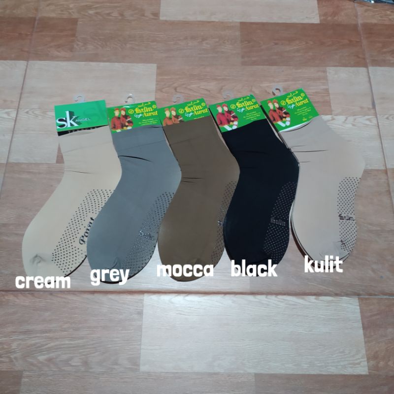 Kaos Kaki Anti Slip bahan Stoking Pendek