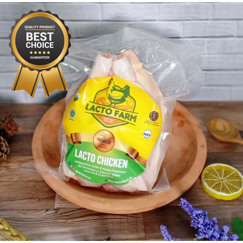 

Ayam Organik Utuh 600-700gr Lacto Farm, Ayam Probiotik, Ayam Organik Murah, Ayam Organik Segar