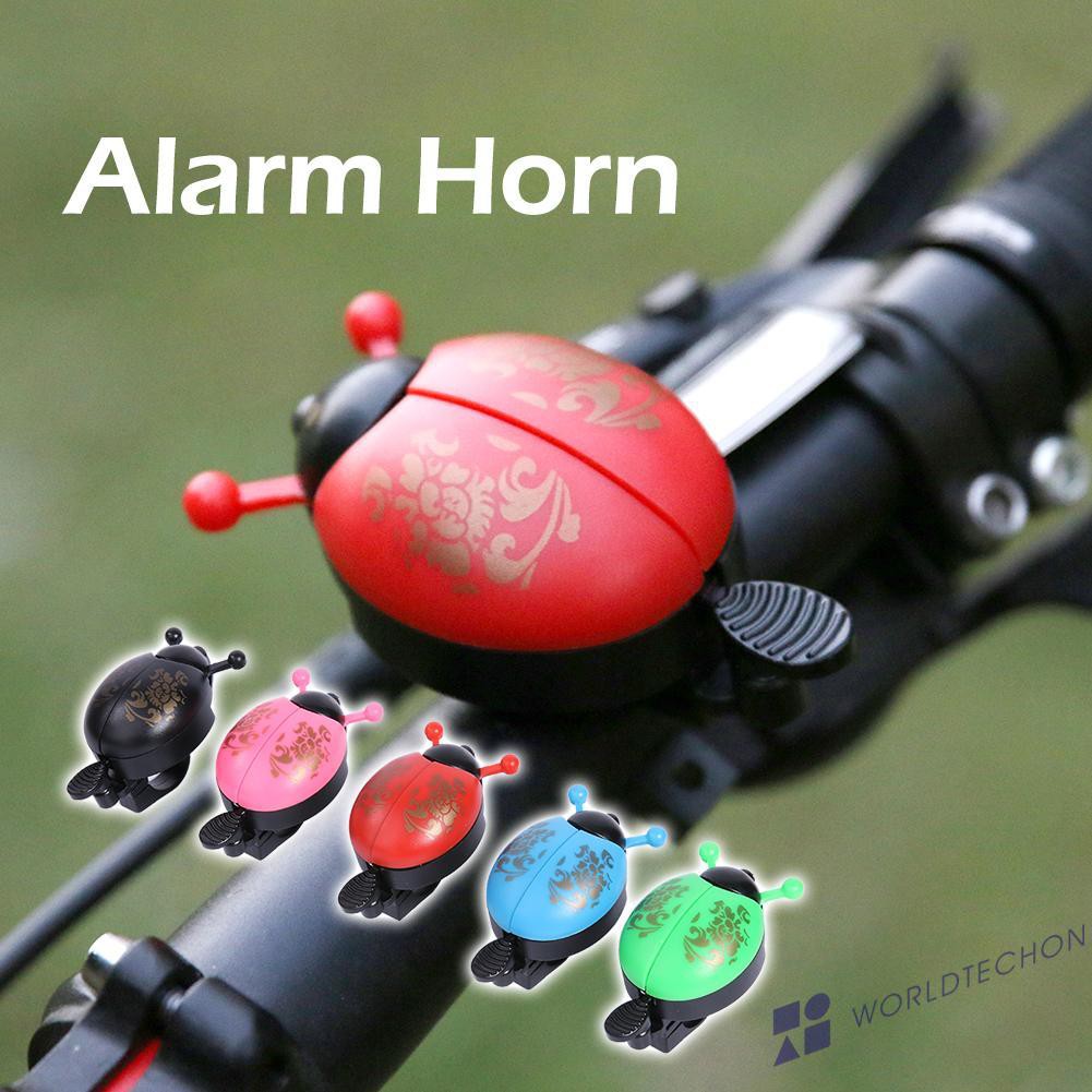 Bel Alarm Sepeda Mini Bentuk Kumbang Kartun Warna Warni 