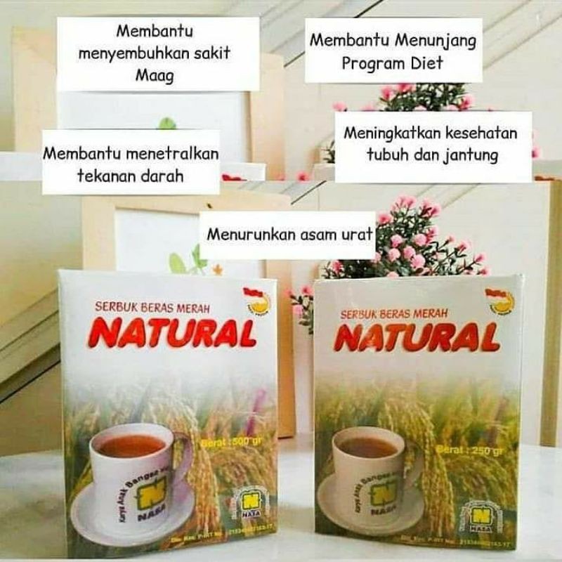 

SERBUK BERAS MERAH NATURAL (SBMN) NASA 250-500 gram