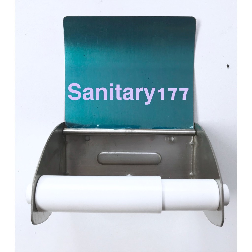 Tempat tisu Stainless Murah K1JS - Rak Tempat Tisu Gulung Rak Tisu Tissue Box Sanitary177 /Q4