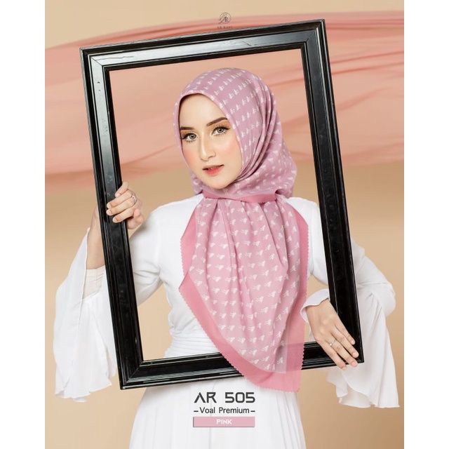 Terbaru segi empat motif√ COD√ AR 505 Hijab Arrafi