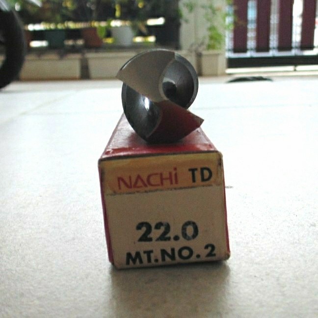 Mata Bor Besi 22mm Nachi Drill Taper Shank Twist Drill Mata Bor NACHI