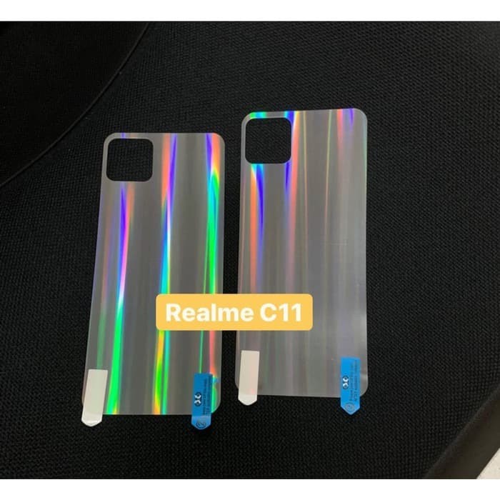 REALME C11 / C12 / C15 BACK SKIN AURORA ANTI GORES BELAKANG