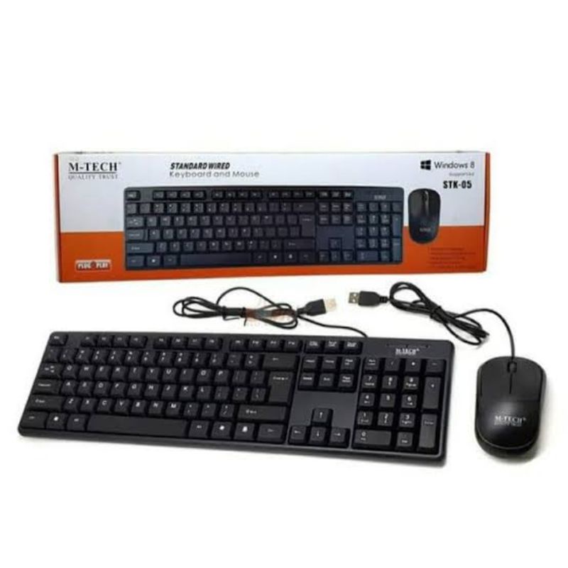 Keyboard usb M-Tech STK 05 Original / Keyboard Paket + Mouse M-tech