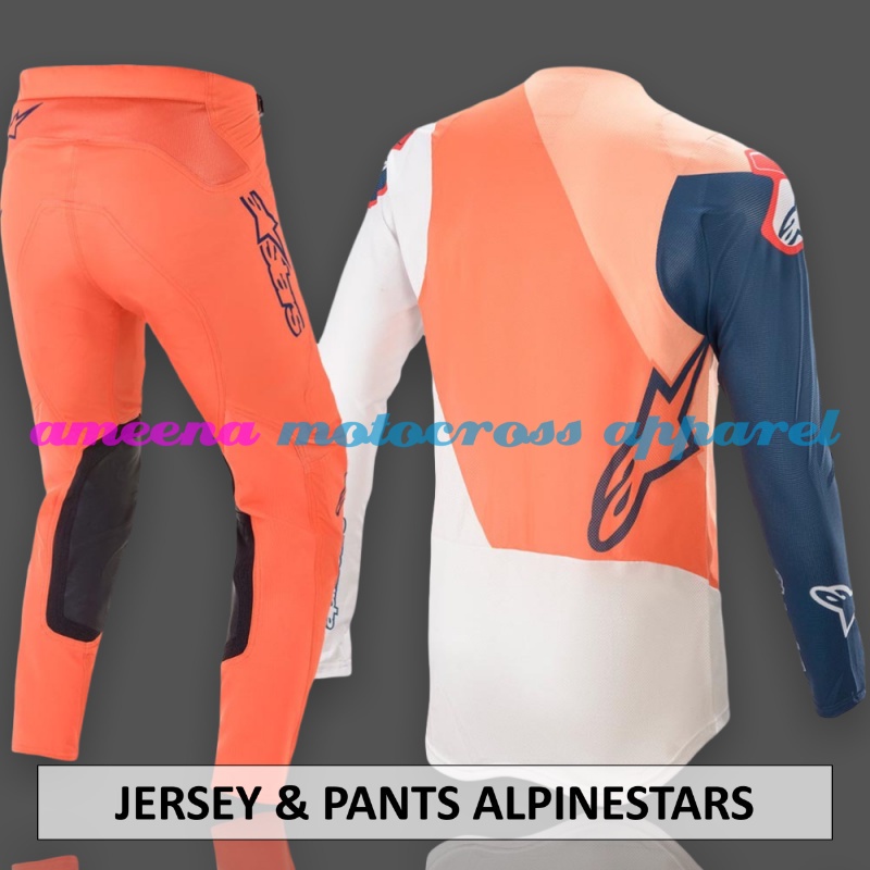 Jersey Custom Nama - Jerseyset Stelan - Jersey Celana Motocross - Jerseyset Stelan - Jersey Trail - Jersey Pants MX Adventure - Jersey Premium -AS029