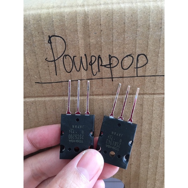 New Transistor Toshiba 1943/5200 Seri 7 Original Harga Per 1Set Transistor 5200 Sepasang Seri 714