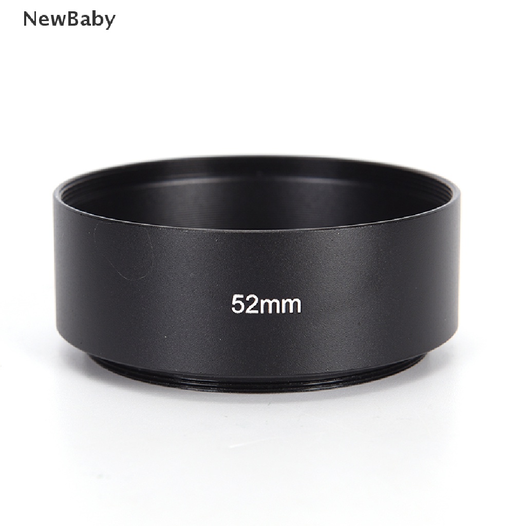 Hood Lensa Panjang 52mm Bahan metal alloy Untuk Kamera Canon Nikon