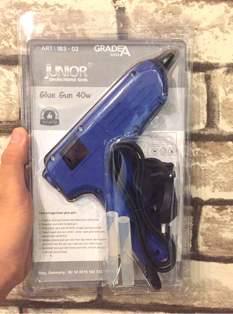 Tembakan Lem Bakar / Lem Tembak Glue Gun 40 watt Junior