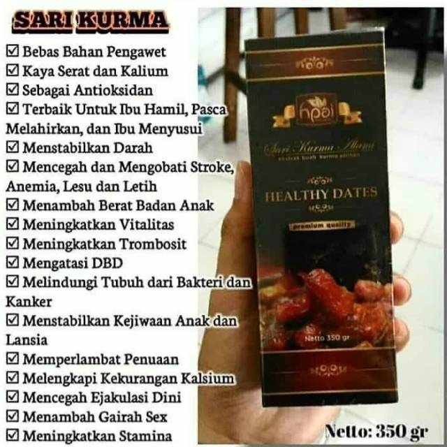 

SARI KURMA “HEALTHY DATES” HPAI