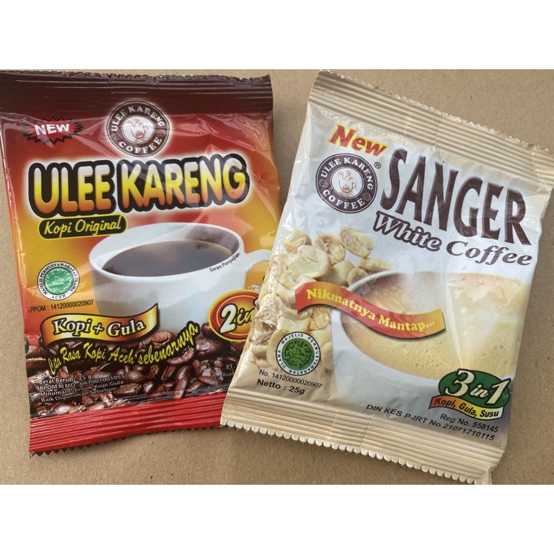 

Kopi Aceh Instant 2in1 | Kopi Sanger | Kopi Ulee Kareng | Kopi Susu Sachet