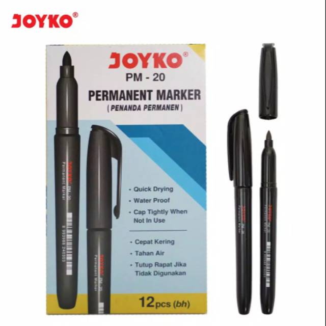 

Permanent Marker / Spidol Permanen Joyko PM-20