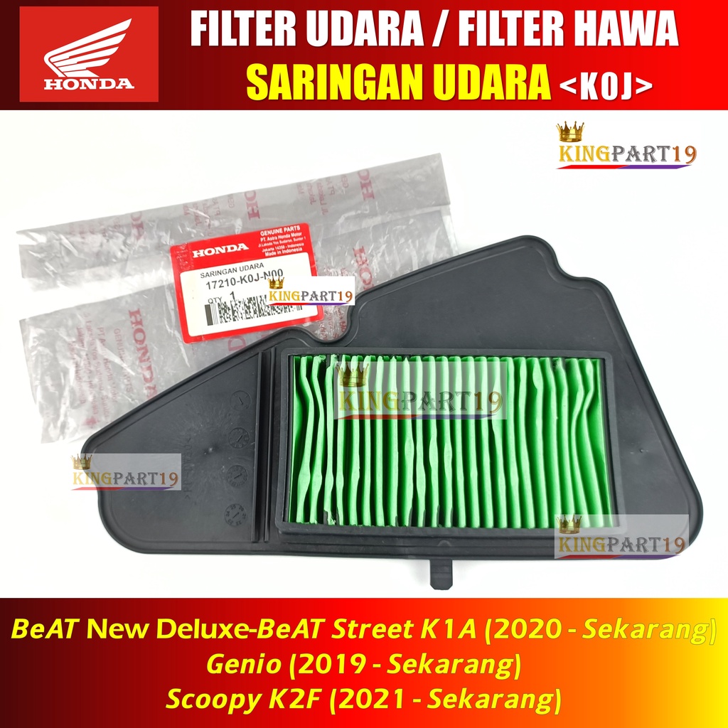 FILTER UDARA BEAT 2020 BEAT NEW DELUXE ALL GENIO NEW SCOOPY ESP 2020 2021 2022 FILTER UDARA K0J