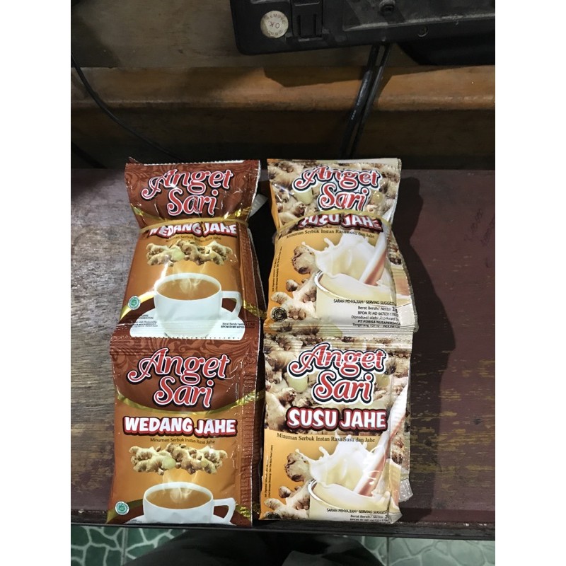 

Susu dan Wedang jahe Renceng Isi 10 Sachet