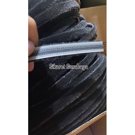 Karet Mohair/ Karet Lis Pintu/ Karet Pelipit Kaca Plat Moulding Colt T120