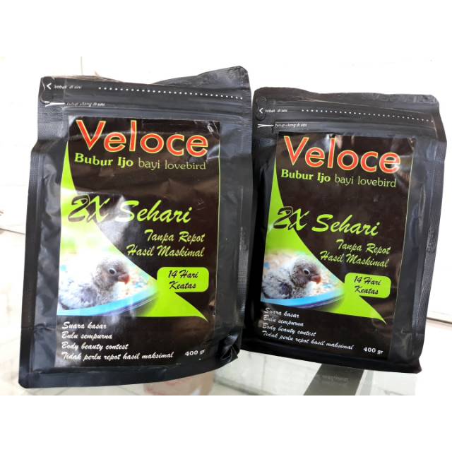 VELOCE BUBUR IJO BAYI LOVE BIRD