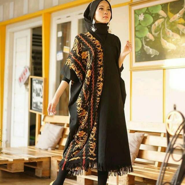 Dress tenun troso etnic