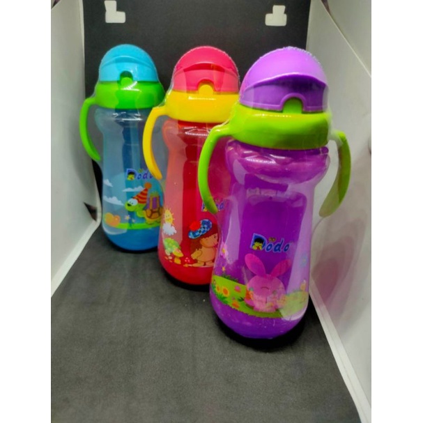 Dodo Sport Handle Cup Kecil dan Besar / Botol Minum Sedotan Bayi Anak Anti Tumpah Dodo