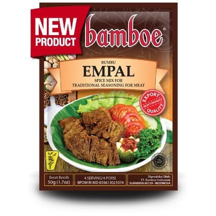 

Bumbu Empal Bamboe 50 Gr