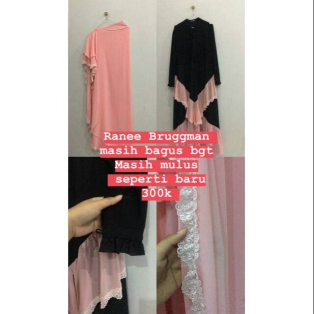 Ranee Brugman // Preloved gamis syar'i