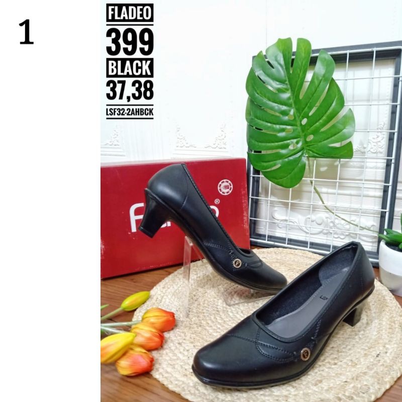 FANTOFEL/SEPATU KERJA WANITA FLADEO ORIGINAL